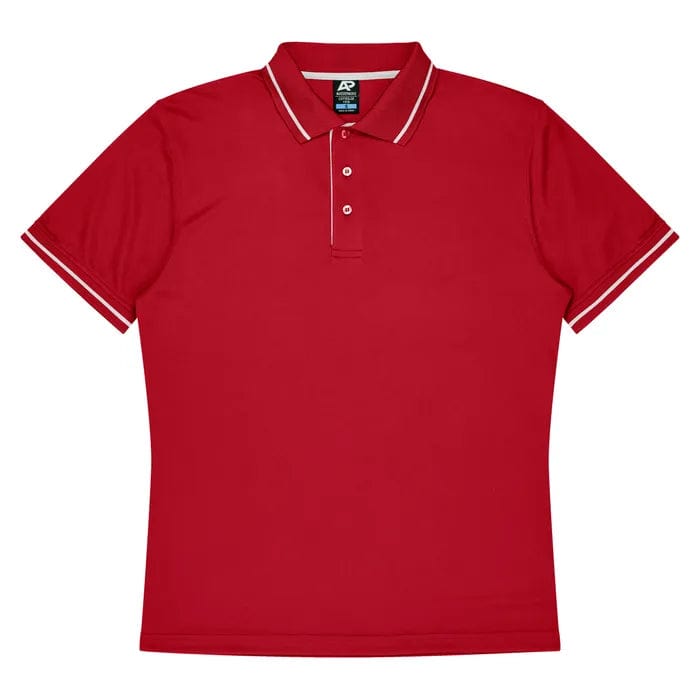 Aussie Pacific Polos / Shirts Red/White / S Aussie Pacific Cottesloe Men's Polo