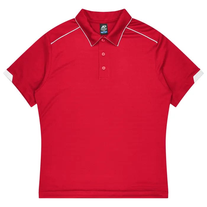Aussie Pacific Polos / Shirts Red/White / S Aussie Pacific Currumbin Men's Polo