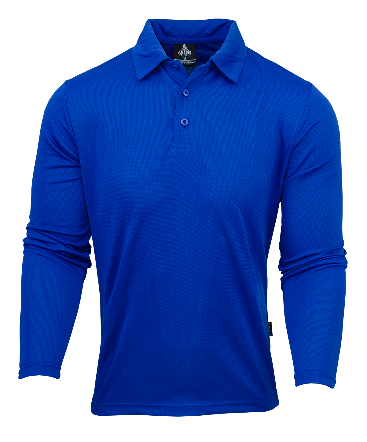 Aussie Pacific Polos / Shirts Royal / S Aussie Pacific Botany Men's Long Sleeve Polo