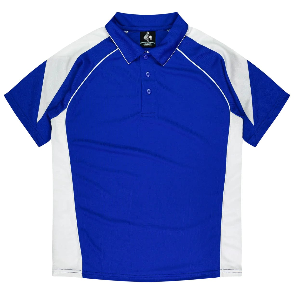 Aussie Pacific Polos / Shirts Royal/White / 6 Aussie Pacific Premier Kids Polo