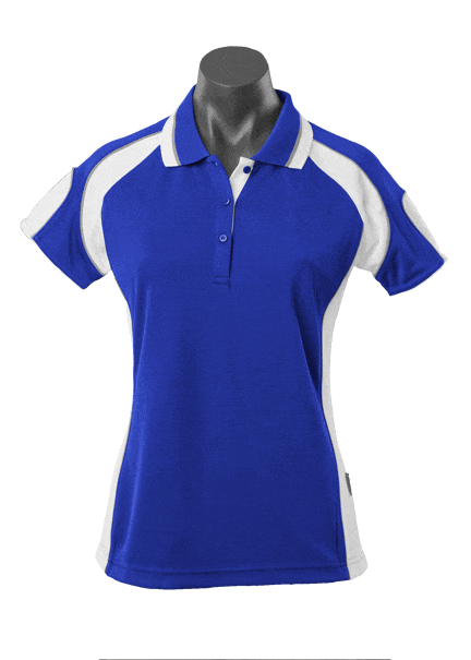 Aussie Pacific Polos / Shirts Royal/White / 8 Aussie Pacific Murray Ladies Polo