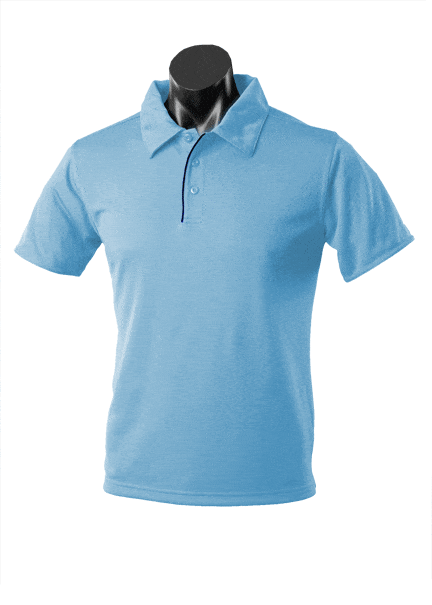 Aussie Pacific Polos / Shirts Sky/Navy / S Aussie Pacific Yarra Men's Polo