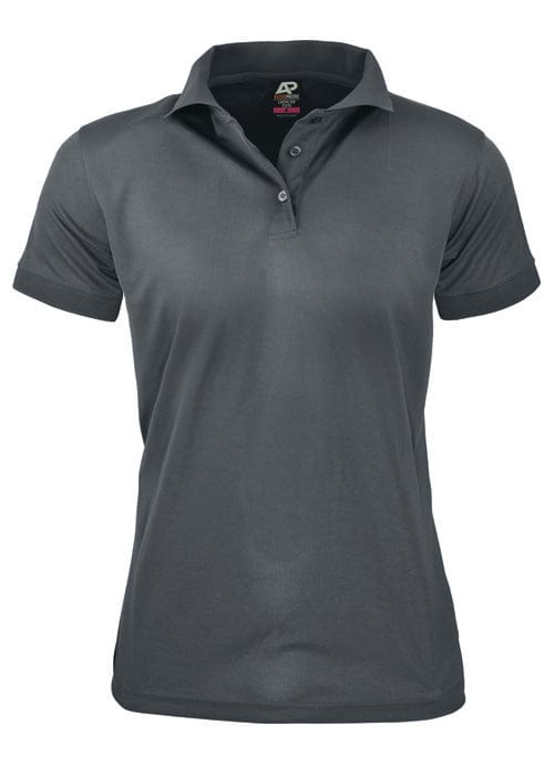 Aussie Pacific Polos / Shirts Slate / 6 Aussie Pacific Lachlan Ladies Polo
