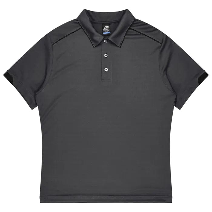 Aussie Pacific Polos / Shirts Slate/Black / S Aussie Pacific Currumbin Men's Polo