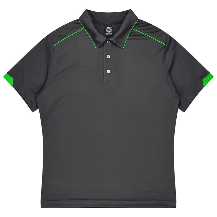 Aussie Pacific Polos / Shirts Slate/Hi Viz Green / S Aussie Pacific Currumbin Men's Polo