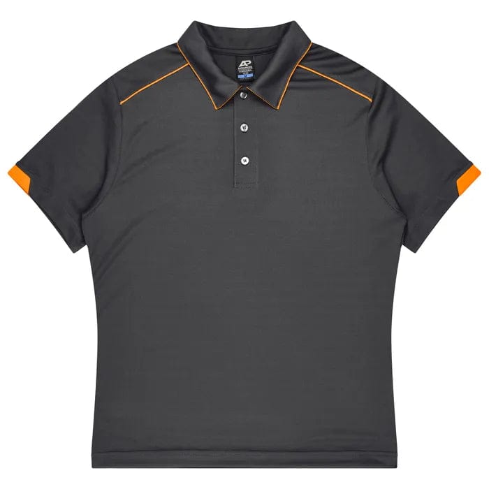 Aussie Pacific Polos / Shirts Slate/Hi Viz Orange / S Aussie Pacific Currumbin Men's Polo