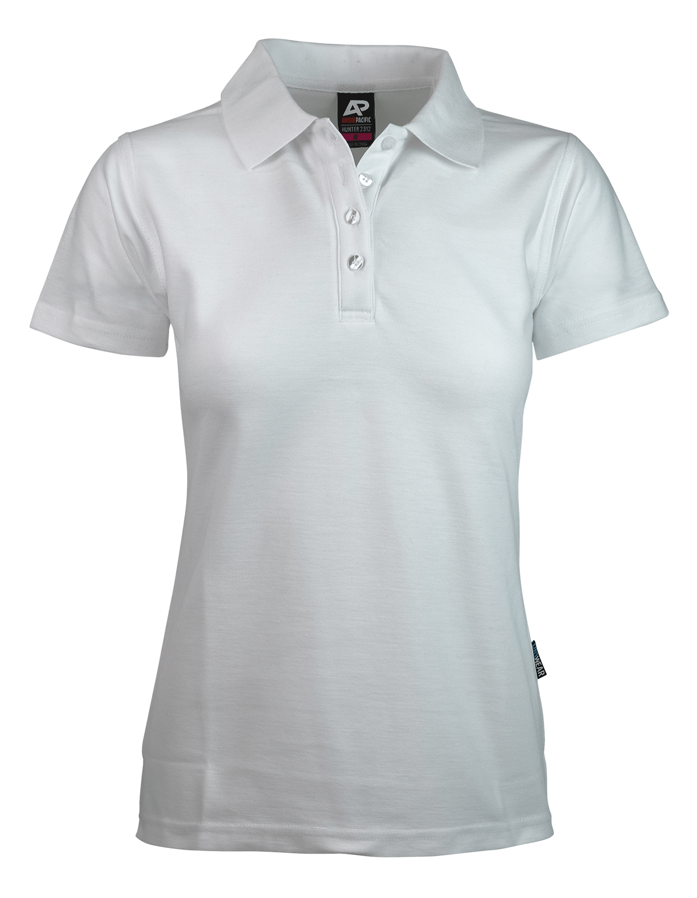 Aussie Pacific Polos / Shirts White / 6 Aussie Pacific Hunter Ladies Polo