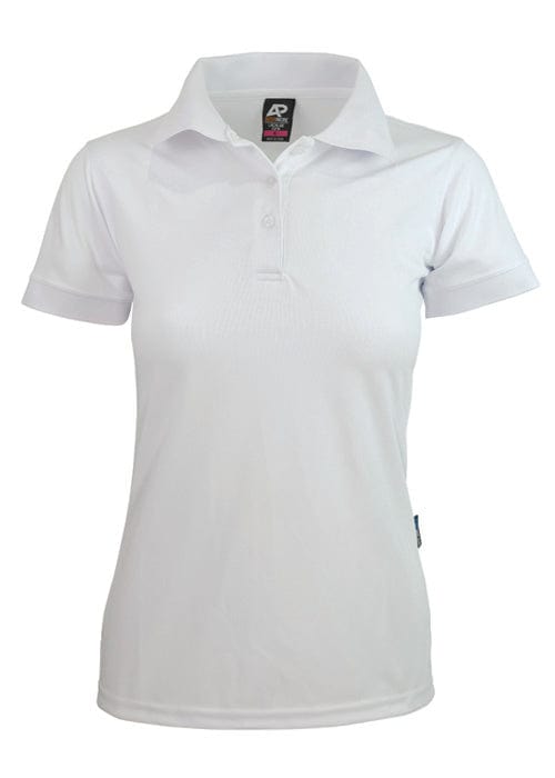 Aussie Pacific Polos / Shirts White / 6 Aussie Pacific Lachlan Ladies Polo