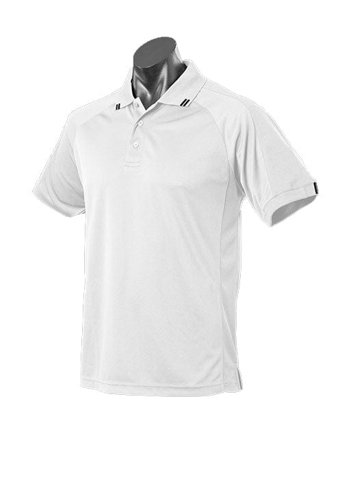 Aussie Pacific Polos / Shirts White/Black / S Aussie Pacific Flinders Men's Polo