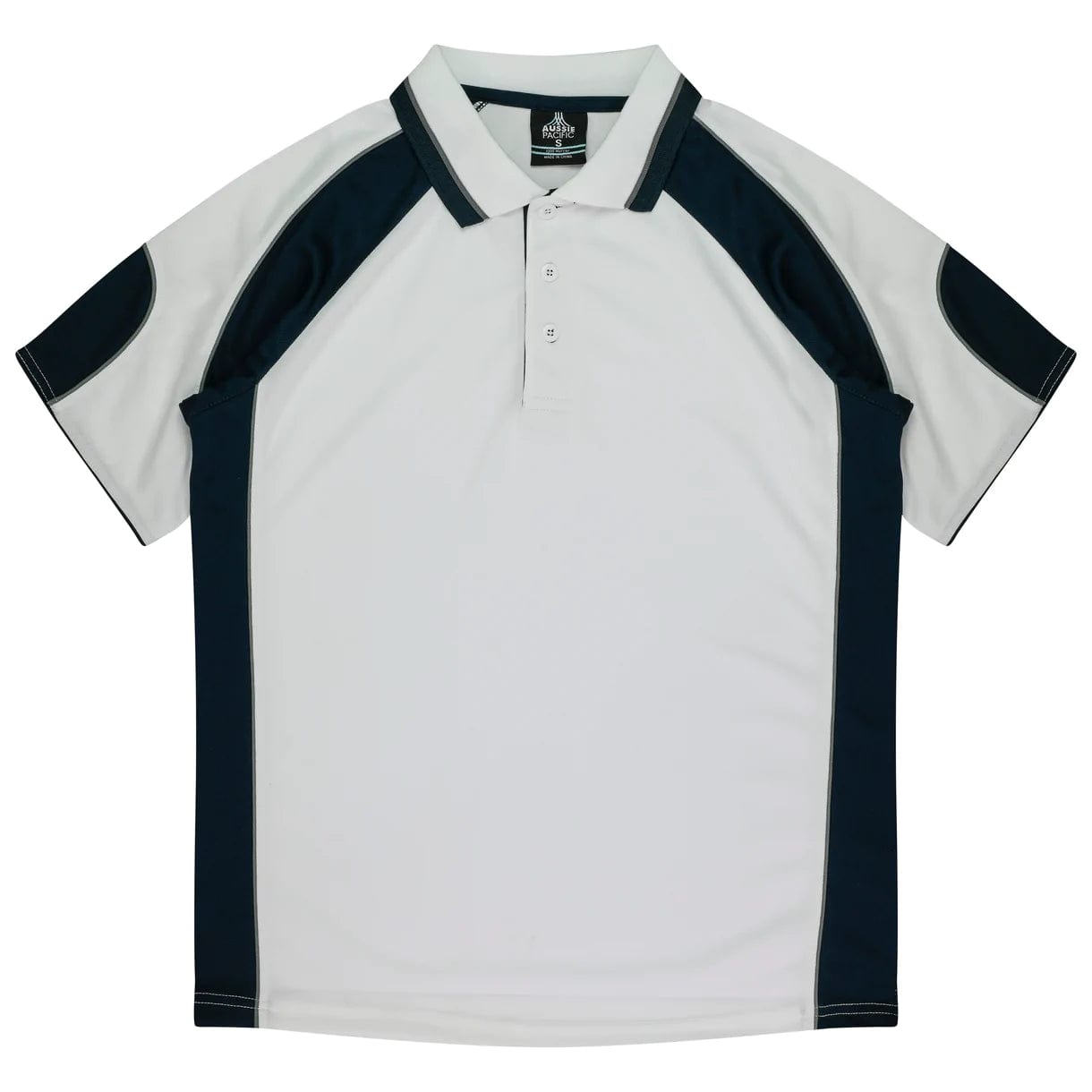 Aussie Pacific Polos / Shirts White/Navy / S Aussie Pacific Murray Men's Polo