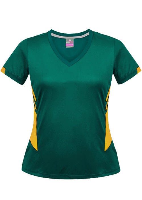 Aussie Pacific T-Shirts Bottle/Gold / 4 Aussie Pacific Tasman Ladies Tee