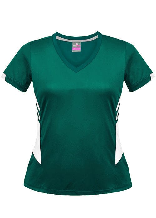 Aussie Pacific T-Shirts Bottle/White / 4 Aussie Pacific Tasman Ladies Tee