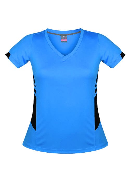 Aussie Pacific T-Shirts Cyan/Black / 4 Aussie Pacific Tasman Ladies Tee