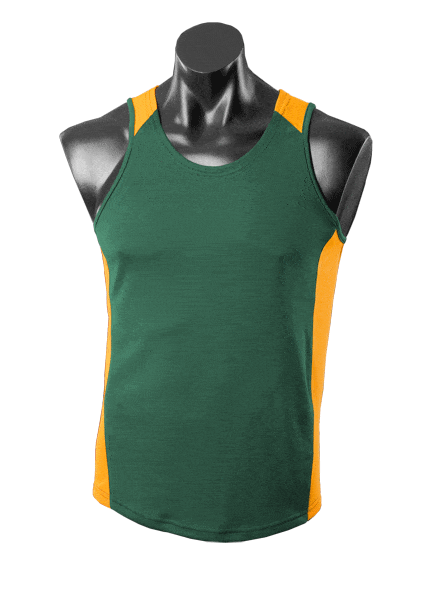 Aussie Pacific Tanks / Singlets Bottle/Gold / S Aussie Pacific Premier Men's Singlet