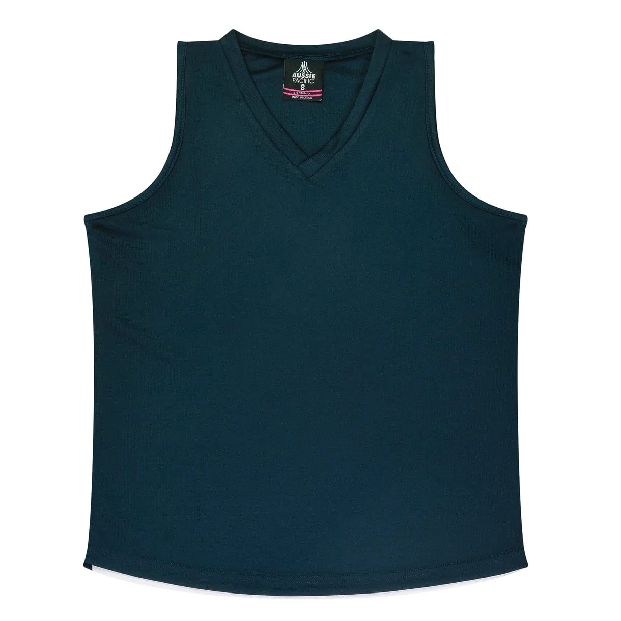 Aussie Pacific Tanks / Singlets Navy / 6 Aussie Pacific Botany Ladies Singlet
