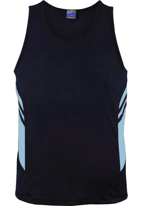 Aussie Pacific Tanks / Singlets Navy/Sky / S Aussie Pacific Tasman Men's Singlet