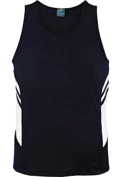Aussie Pacific Tanks / Singlets Navy/White / S Aussie Pacific Tasman Men's Singlet