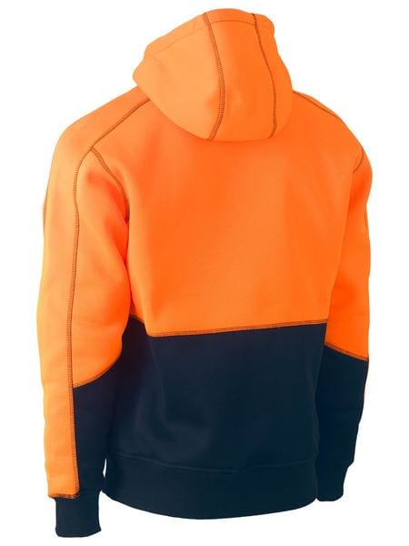 Bisley Hoodies Bisley Hi Vis Fleece Hoodie Pullover