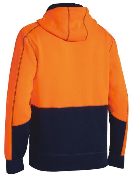 Bisley Hoodies Bisley Hi Vis Zip Front Fleece Hoodie
