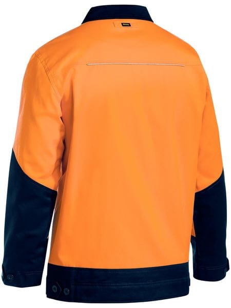 Bisley Jackets / Vests Bisley Hi Vis Drill Jacket with Liquid Repellent Finish