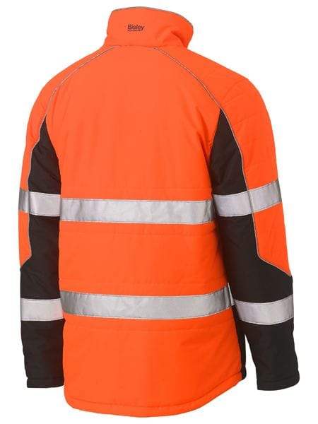 Bisley Jackets / Vests Bisley Taped Hi Vis Puffer Jacket with Stand Collar