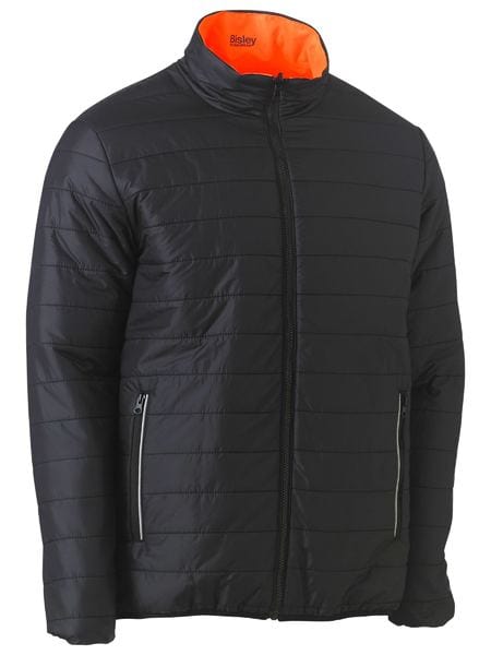 Bisley Jackets / Vests Bisley Taped Hi Vis Reversible Puffer Jacket