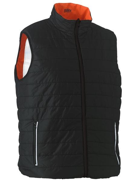 Bisley Jackets / Vests Bisley Taped Hi Vis Reversible Puffer Vest