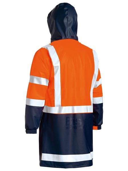 Bisley Jackets / Vests Bisley Taped Hi Vis Stretch PU Rain Coat
