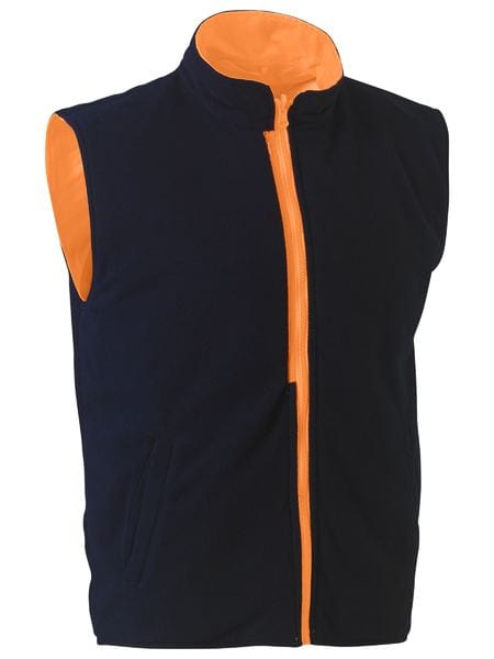 Bisley Jackets / Vests Bisley Taped Hi Vis Vic Rail Wet Weather Vest