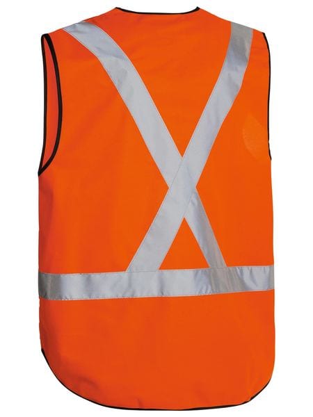 Bisley Jackets / Vests Bisley Taped X Back Hi Vis Vest