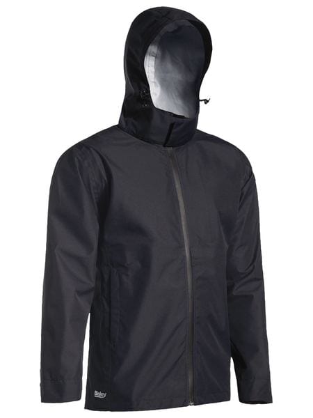 Bisley Jackets / Vests Black / XS Bisley Lightweight Mini Ripstop Rain Jacket with Concealed Hood
