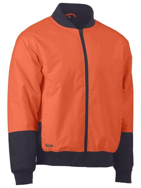 Bisley Jackets / Vests Orange/Navy / XS Bisley Two Tone Hi Vis Bomber Jacket