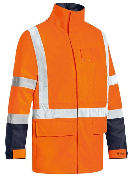 Bisley Jackets / Vests Orange / XS Bisley Taped TTMC 5 in 1 Rain Jacket