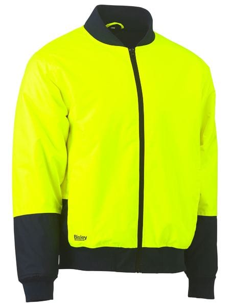 Bisley Jackets / Vests Yellow/Navy / XS Bisley Two Tone Hi Vis Bomber Jacket