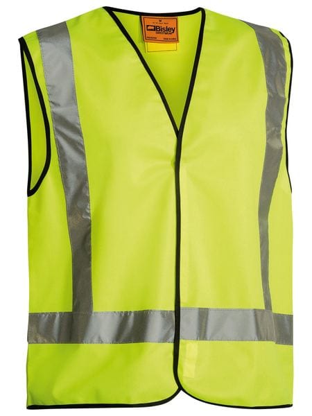 Bisley Jackets / Vests Yellow / S Bisley Taped X Back Hi Vis Vest