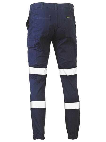 Bisley Pants / Shorts Bisley Taped Biomotion Stretch Cotton Drill Cargo Cuffed Pants