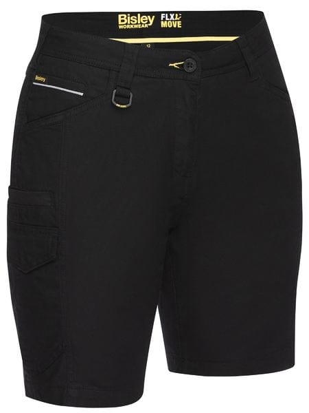 Bisley Pants / Shorts Black / 6 Bisley Women's Flx & Move Cargo Short