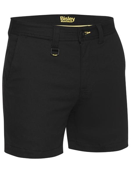 Bisley Pants / Shorts Black / 72 Bisley Stretch Cotton Drill Short Short