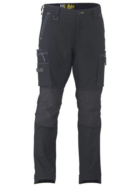 Bisley Pants / Shorts Black / 77 Bisley  Flx & Move Stretch Utility Zip Cargo Pants