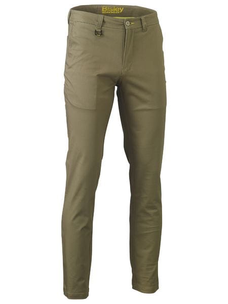 Bisley Pants / Shorts Khaki / 77 Bisley Stretch Cotton Drill Work Pants