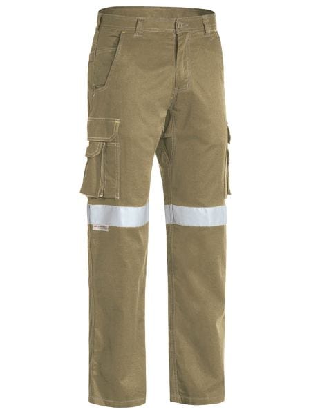 Bisley Pants / Shorts Khaki / 77 Bisley Taped Cool Vented Lightweight Cargo Pants
