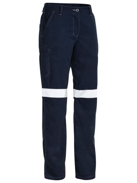 Bisley Pants / Shorts Navy / 6 Bisley TenCate Tecasafe® Plus 700 Women's Taped FR Cargo Pants