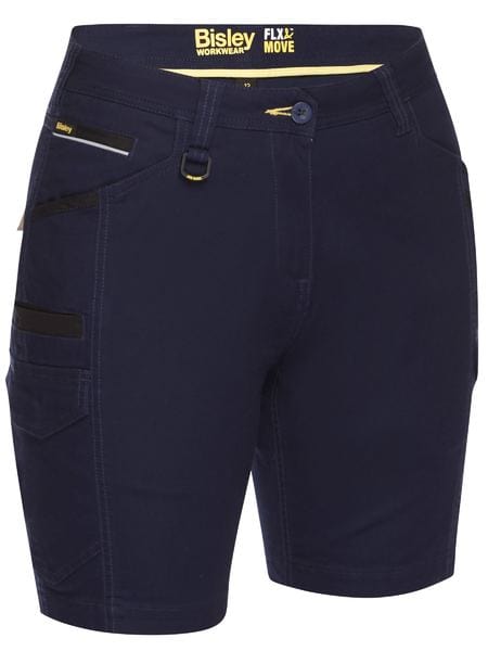 Bisley Pants / Shorts Navy / 6 Bisley Women's Flx & Move Cargo Short