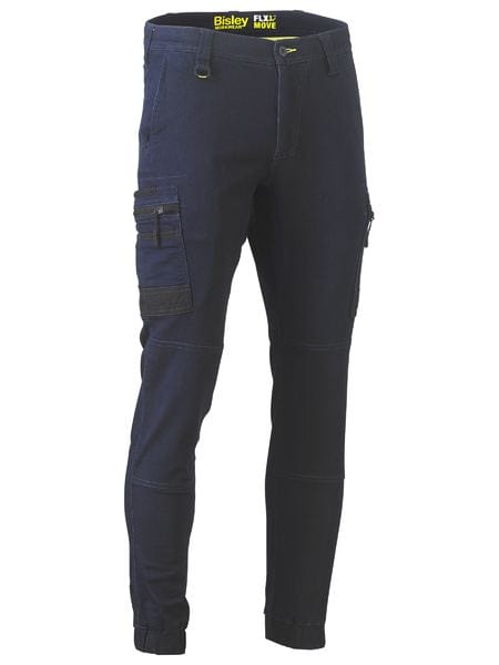 Bisley Pants / Shorts Navy / 72 Bisley Flx & Move Stretch Cargo Cuffed Pants