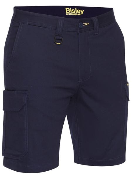 Bisley Pants / Shorts Navy / 72 Bisley Stretch Cotton Drill Cargo Short