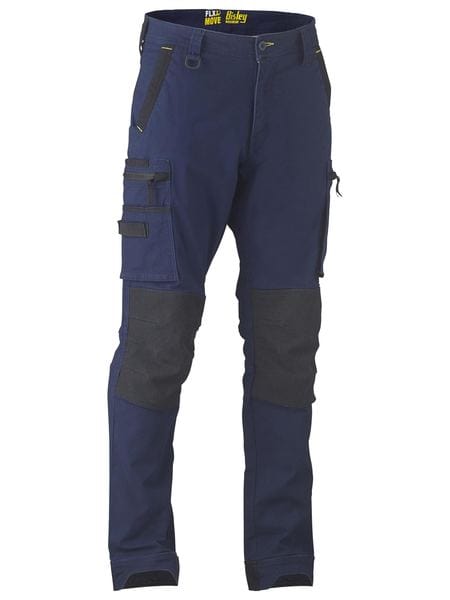 Bisley Pants / Shorts Navy / 77 Bisley  Flx & Move Stretch Utility Zip Cargo Pants