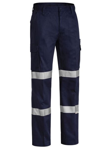 Bisley Pants / Shorts Navy / 77 Bisley Taped Biomotion Drill Cargo Work Pants