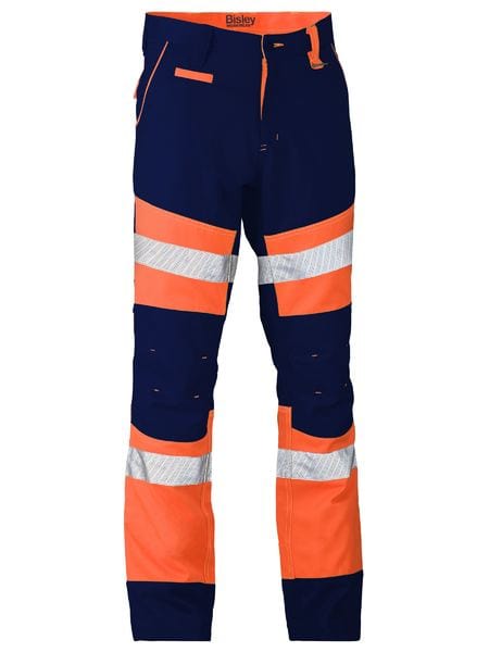 Bisley Pants / Shorts Orange/Navy / 72 Bisley Taped Biomotion Two Tone Pants
