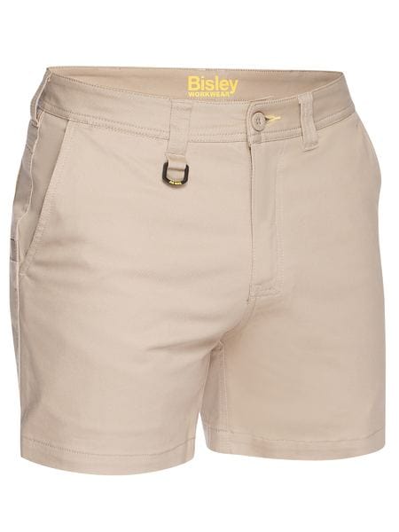 Bisley Pants / Shorts Stone / 72 Bisley Stretch Cotton Drill Short Short