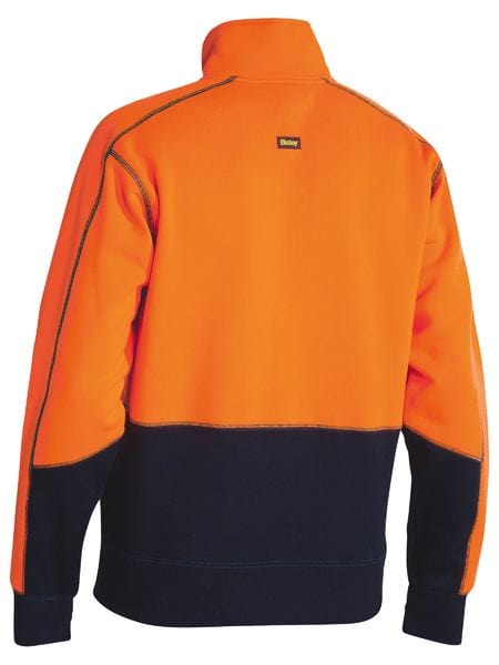 Bisley Polars Bisley Hi Vis Fleece 1/4 Zip Pullover